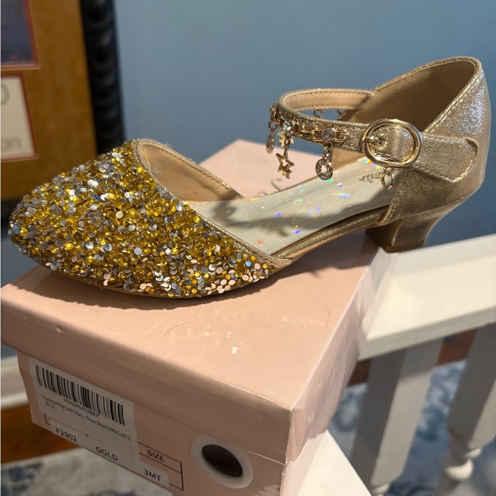 Perfect Holiday Shoes for little girls size 3. Excellent condition!